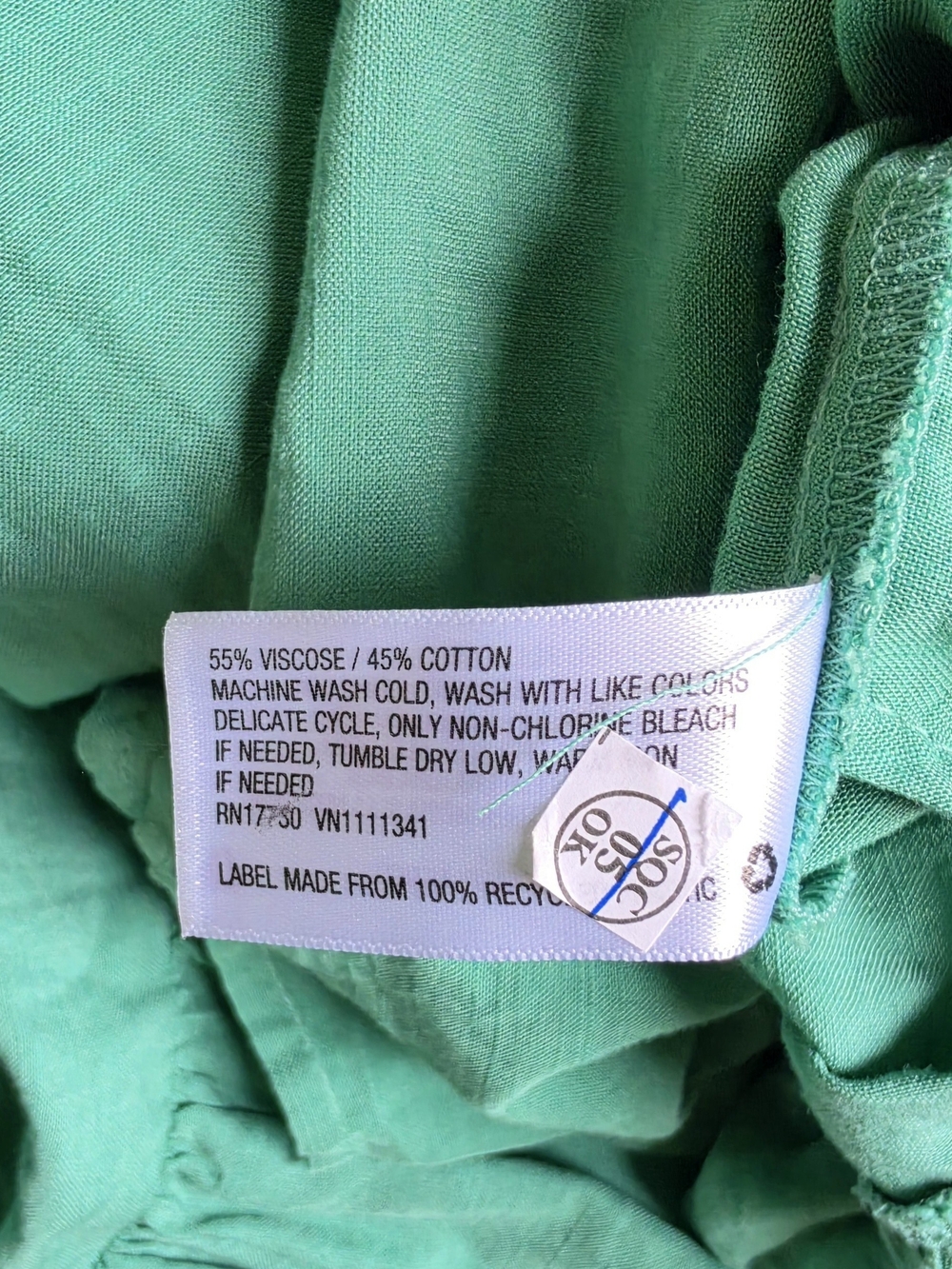 Knox Rose Mint Green Balloon Sleeve Dress - Picture 9 of 9